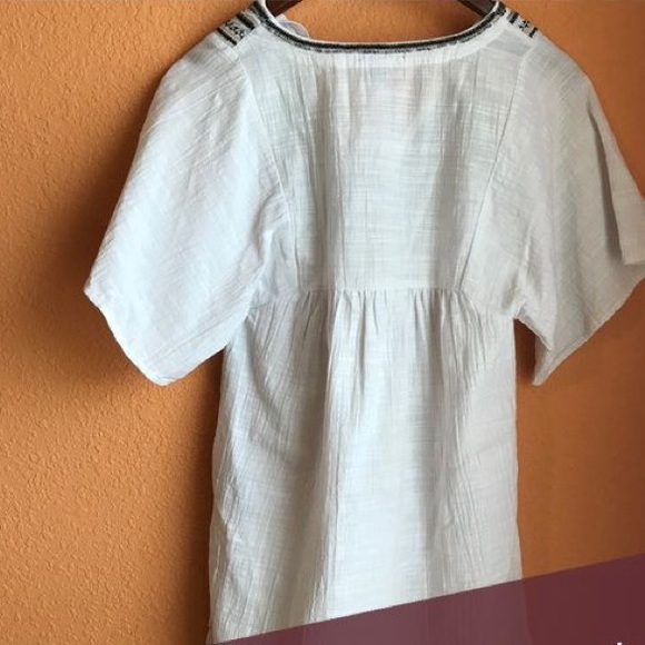 White cotton j crew tassel dress/coverup - Picture 5 of 5